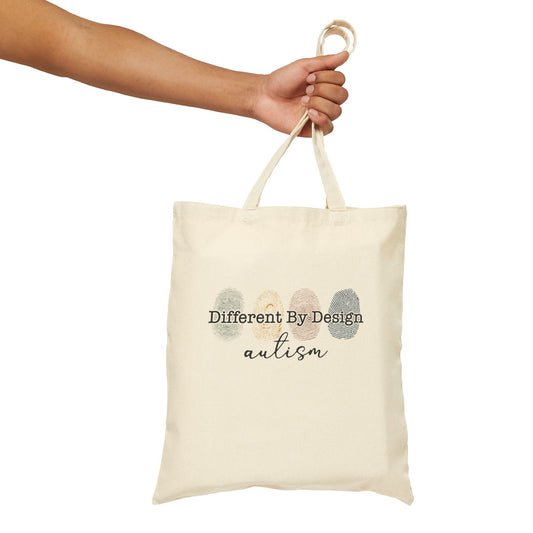 Different by Design - Cotton Canvas Tote Bag