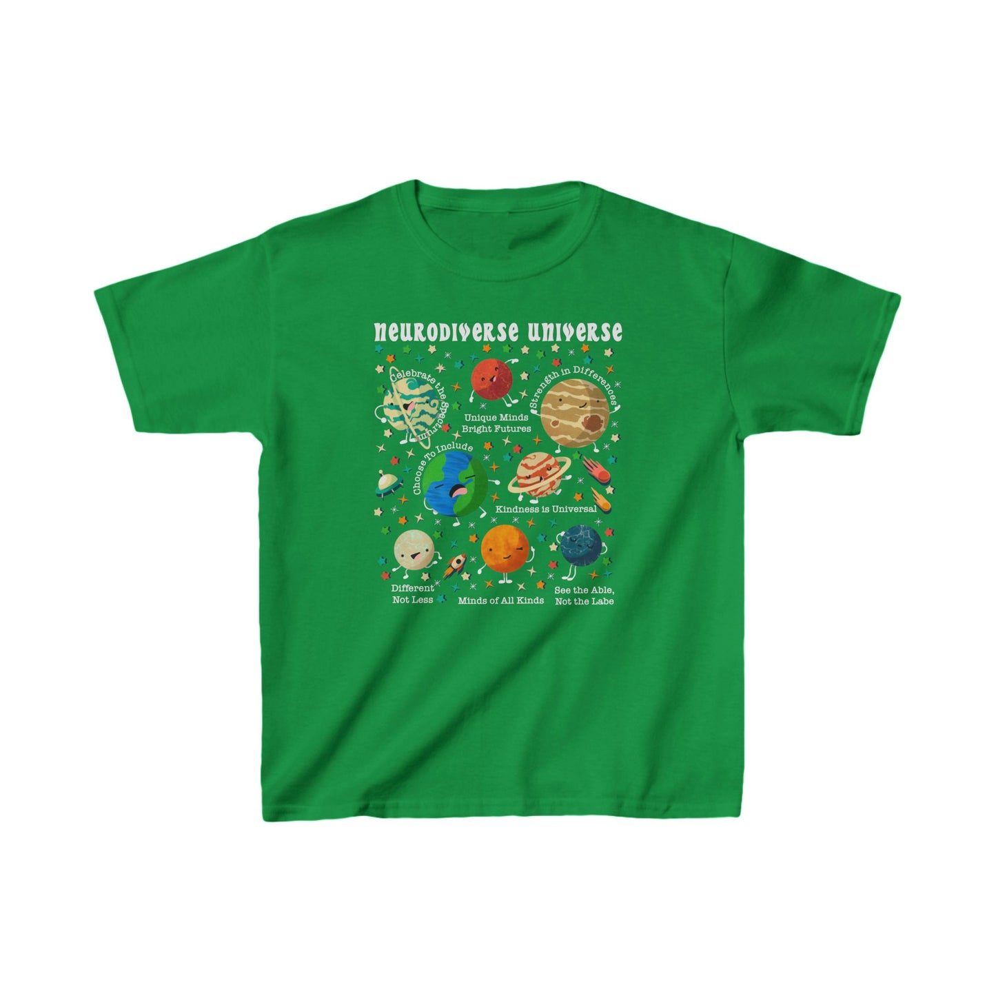 Neurodiverse Universe  - Kids Heavy Cotton™ Tee