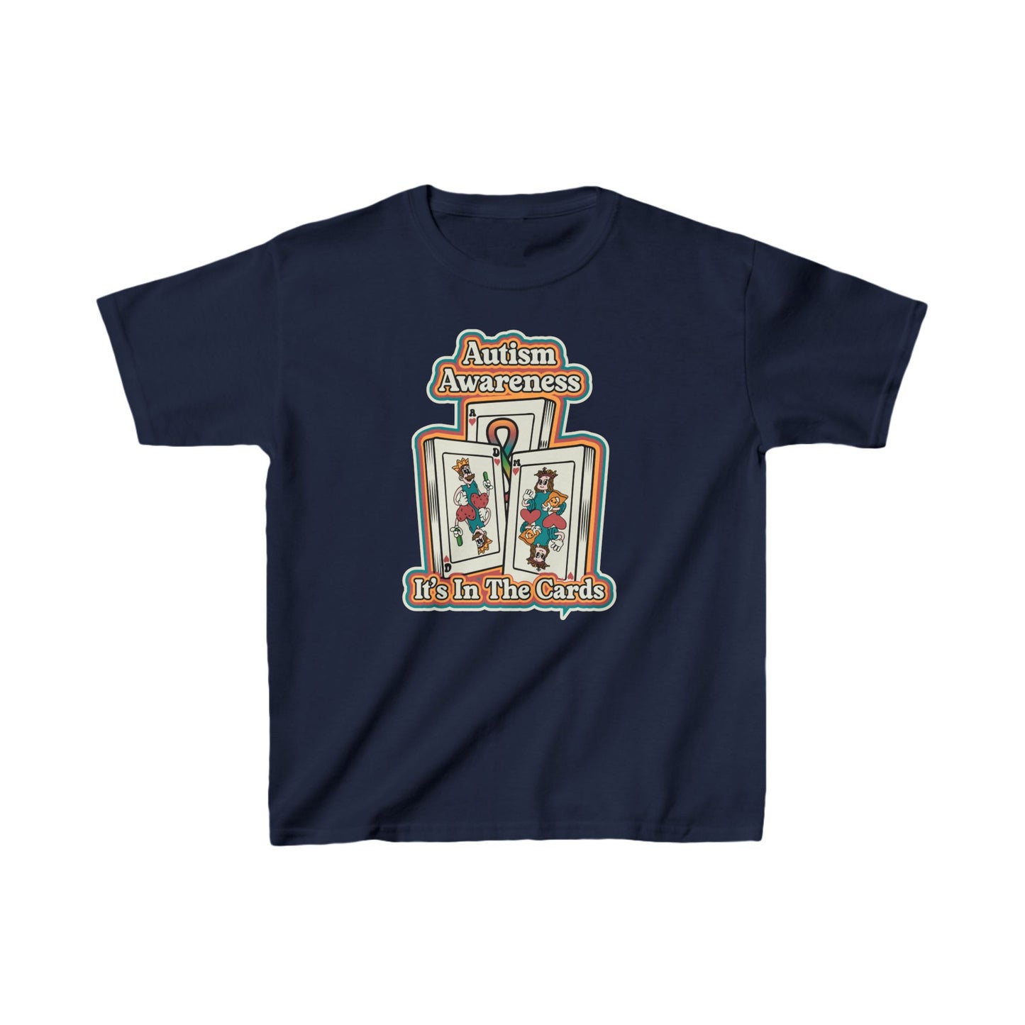 Autism Awareness, It's In The Cards  - Kids Heavy Cotton™ Tee