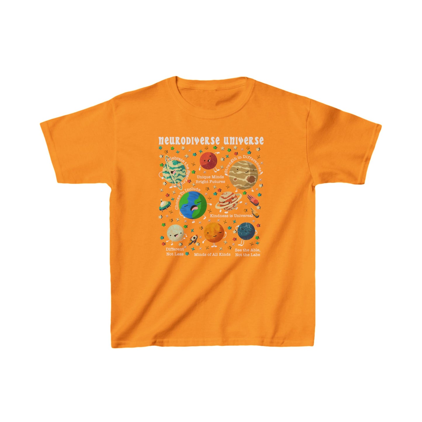 Neurodiverse Universe  - Kids Heavy Cotton™ Tee