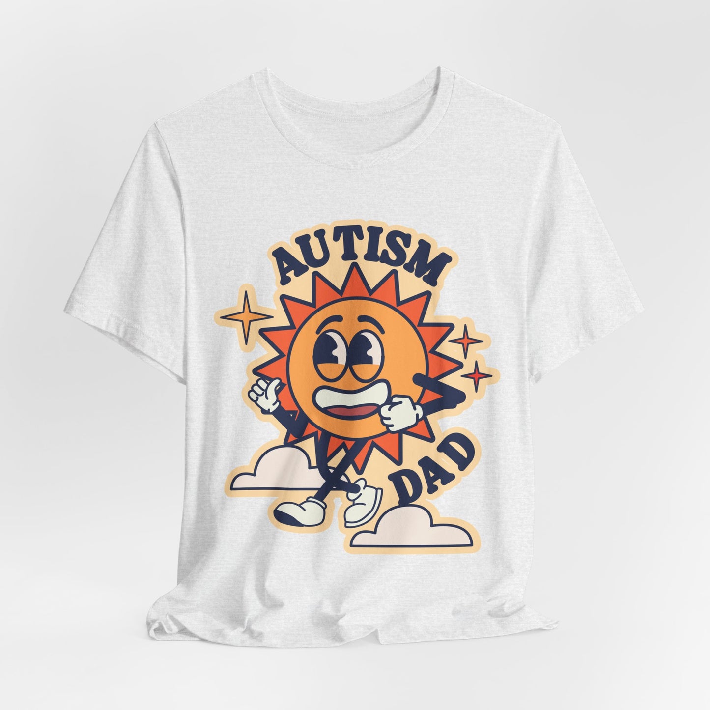 Autism Dad - Adult Unisex Jersey Short Sleeve Tee