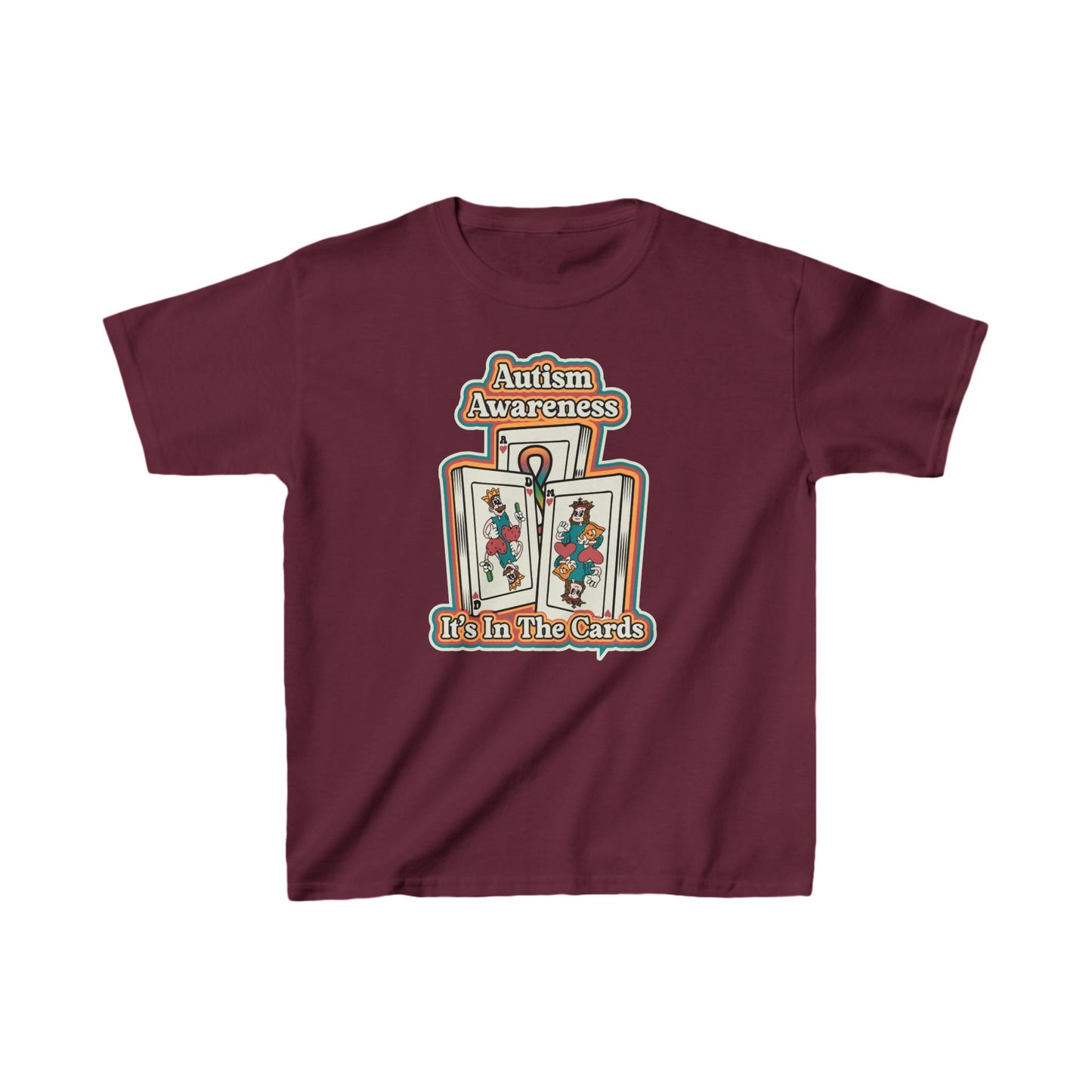 Autism Awareness, It's In The Cards  - Kids Heavy Cotton™ Tee