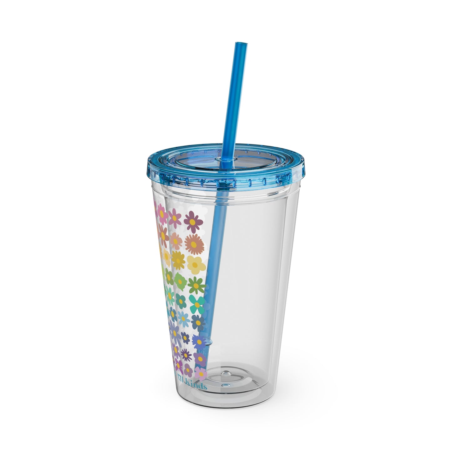 Celebrate Minds of All Kinds -Sunsplash Tumbler with Straw, 16oz