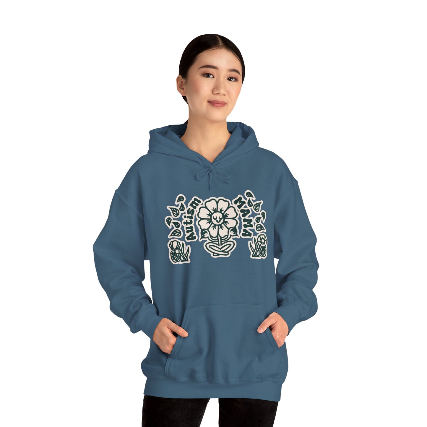 Autism Mama V2 - Unisex Heavy Blend™ Hooded Sweatshirt