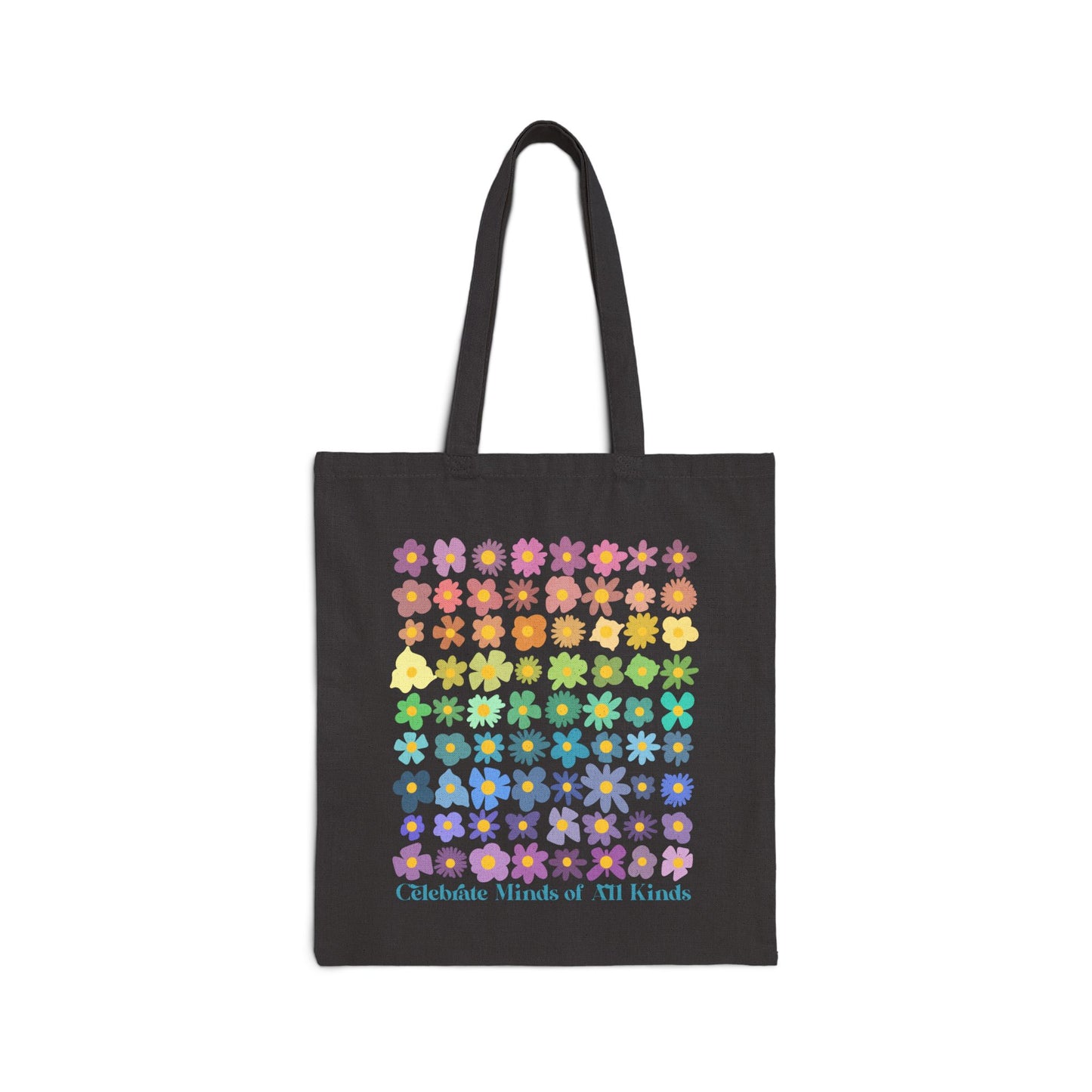 Celebrate Minds of All Kinds - Cotton Canvas Tote Bag