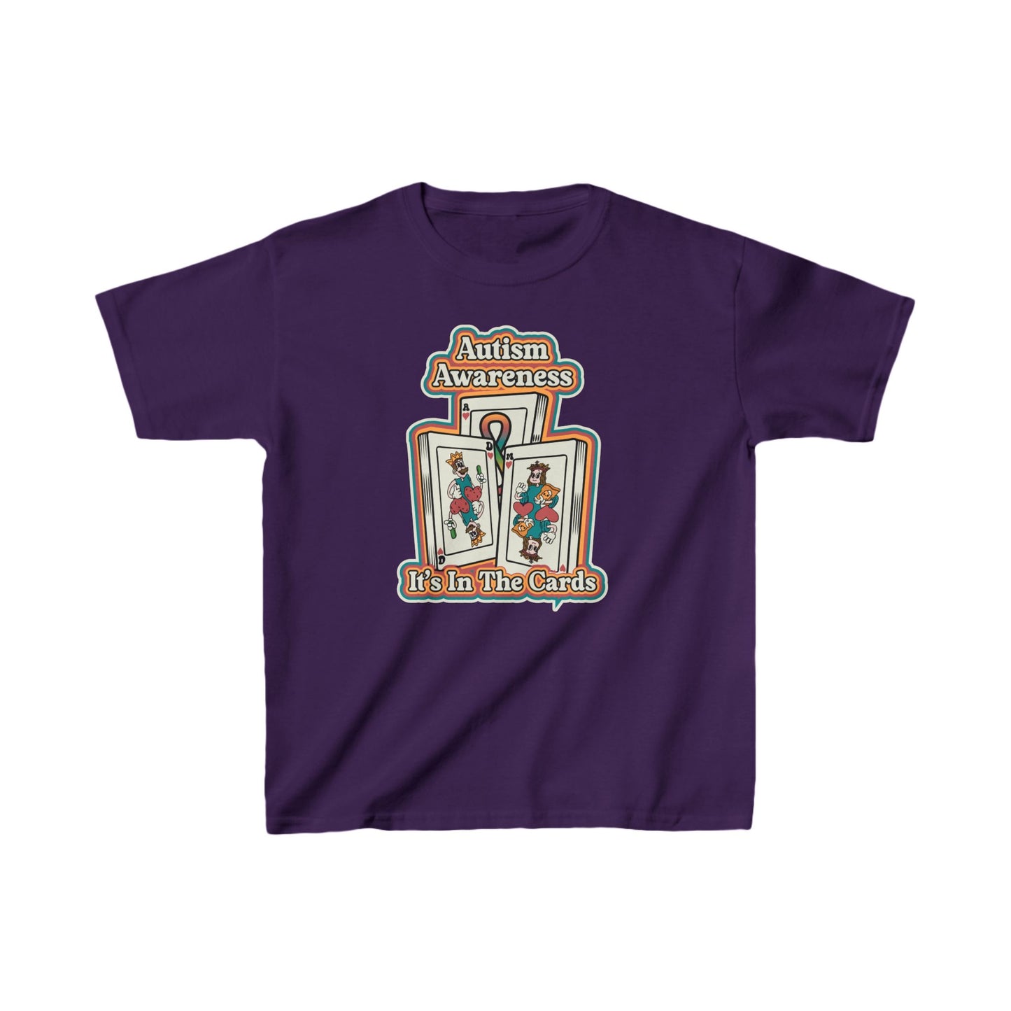 Autism Awareness, It's In The Cards  - Kids Heavy Cotton™ Tee