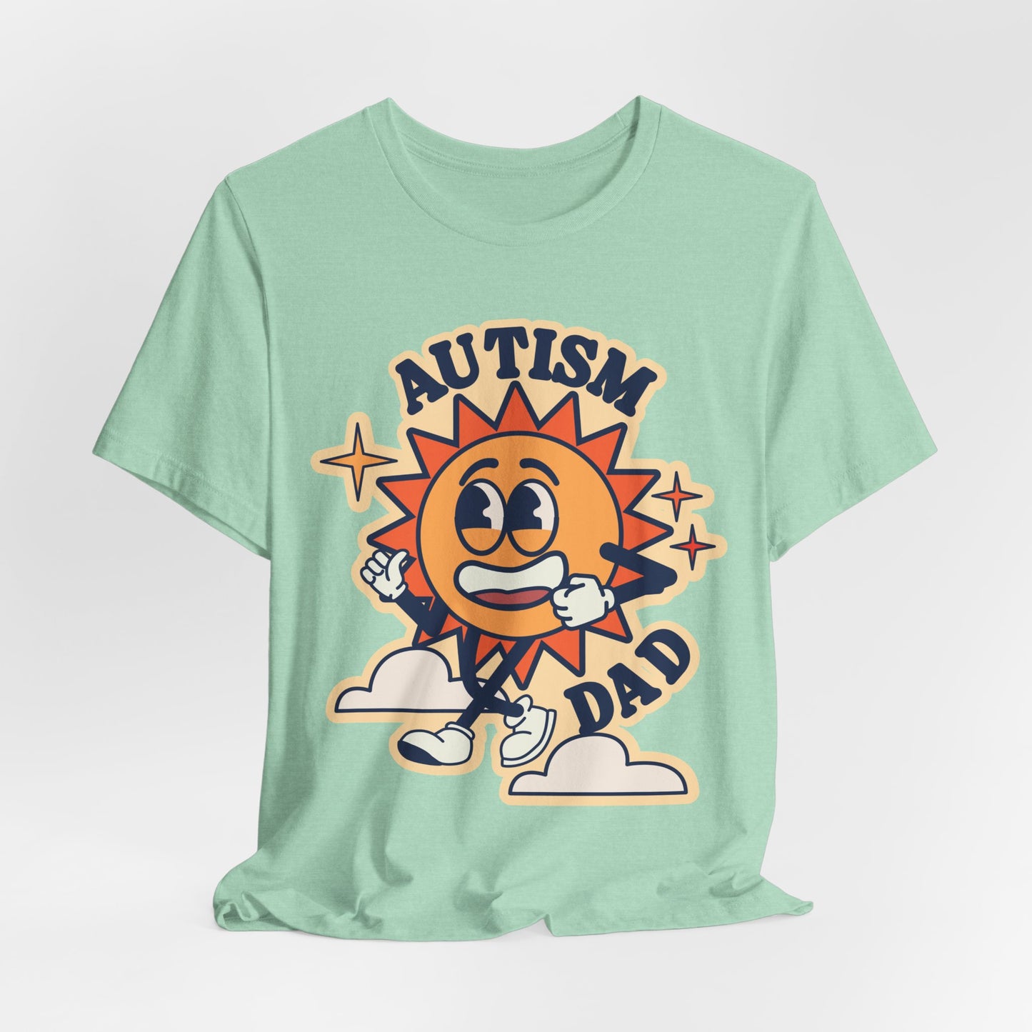 Autism Dad - Adult Unisex Jersey Short Sleeve Tee