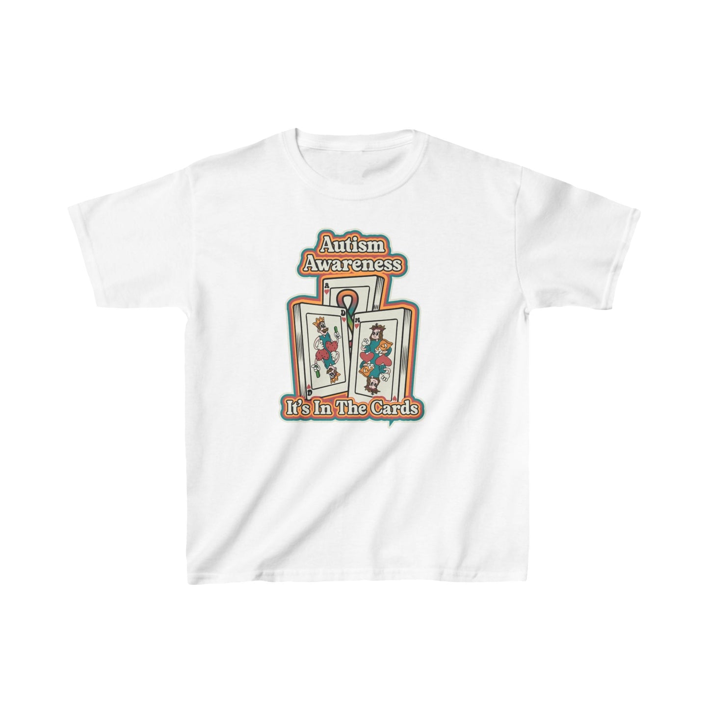 Autism Awareness, It's In The Cards  - Kids Heavy Cotton™ Tee