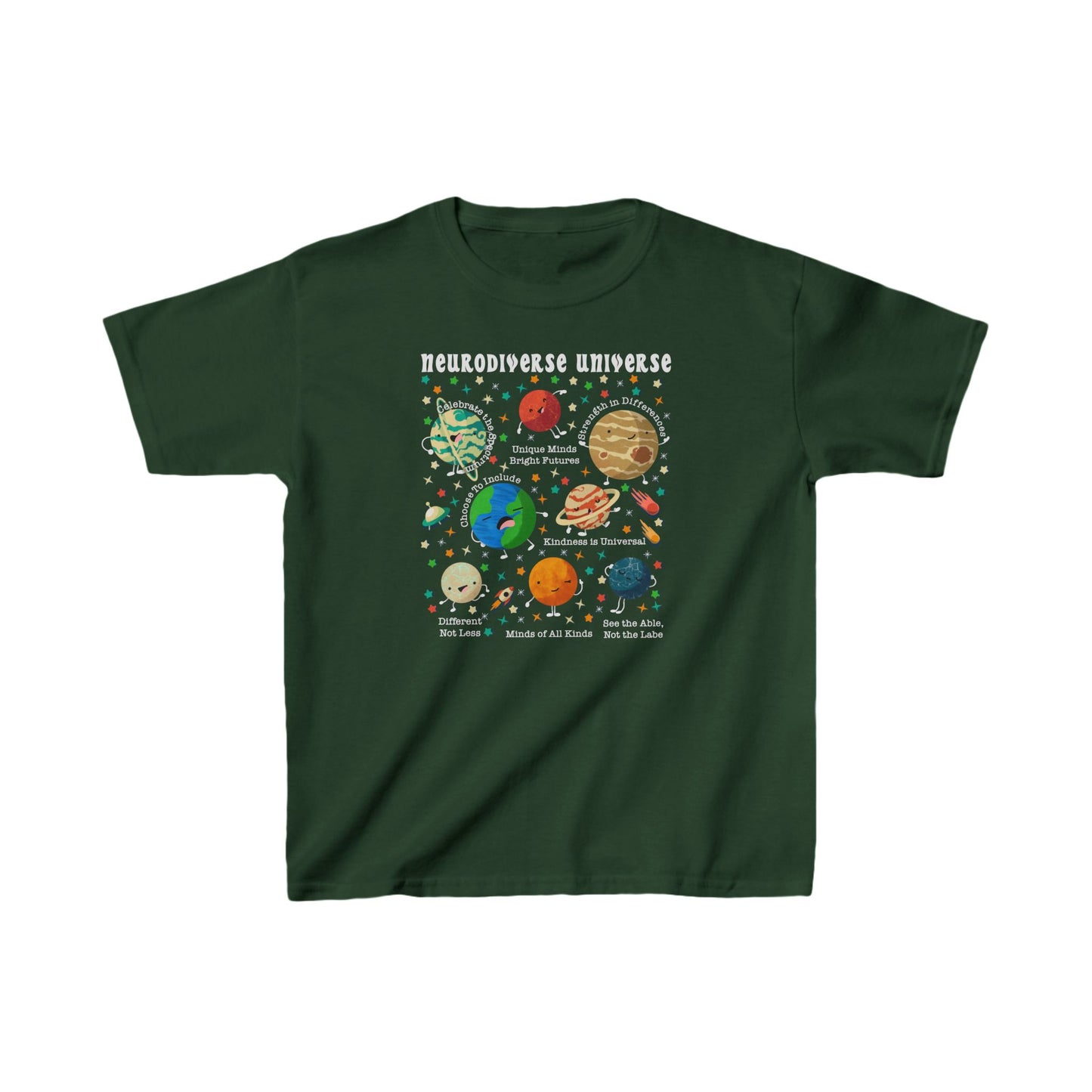 Neurodiverse Universe  - Kids Heavy Cotton™ Tee