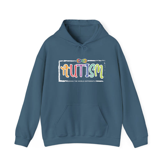 Autism, Seeing The World Differently - Unisex Heavy Blend™ Hooded Sweatshirt