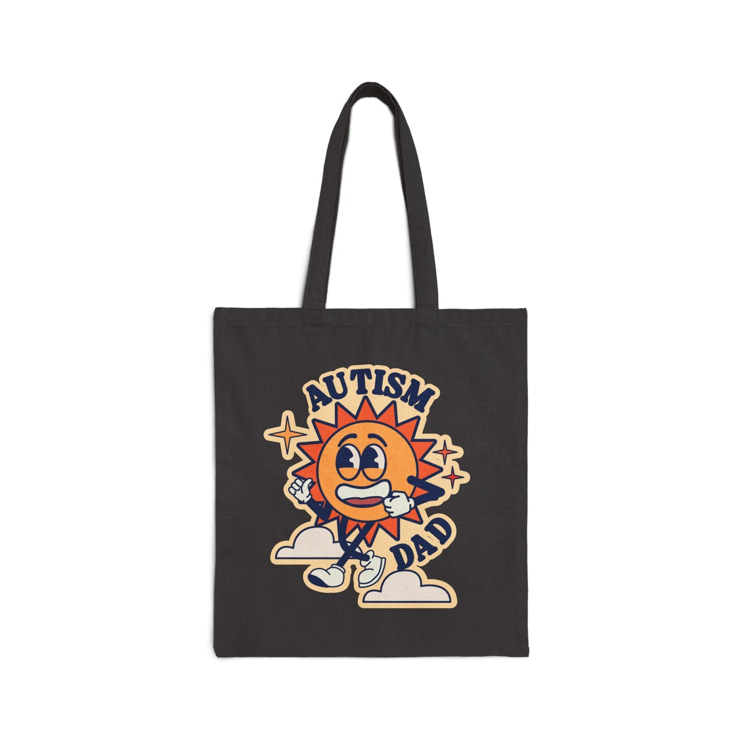 Autism Dad - Cotton Canvas Tote Bag