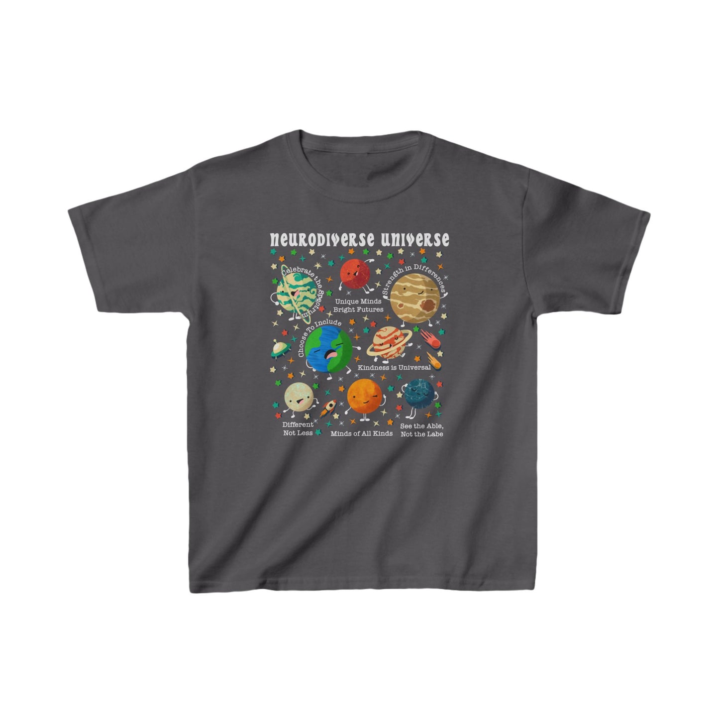 Neurodiverse Universe  - Kids Heavy Cotton™ Tee