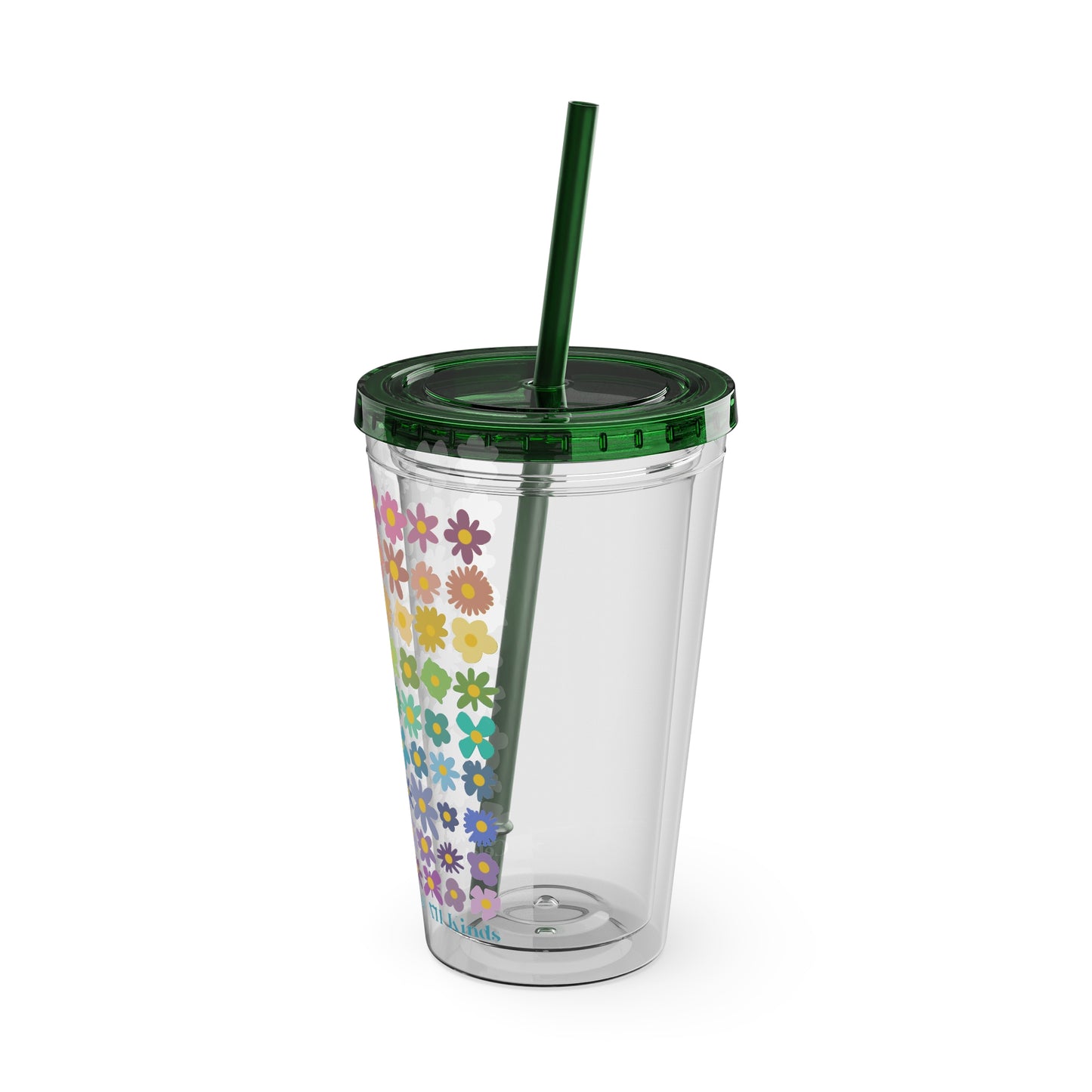 Celebrate Minds of All Kinds -Sunsplash Tumbler with Straw, 16oz