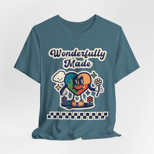 Wonderfully Made - Adult Unisex Jersey Short Sleeve Tee