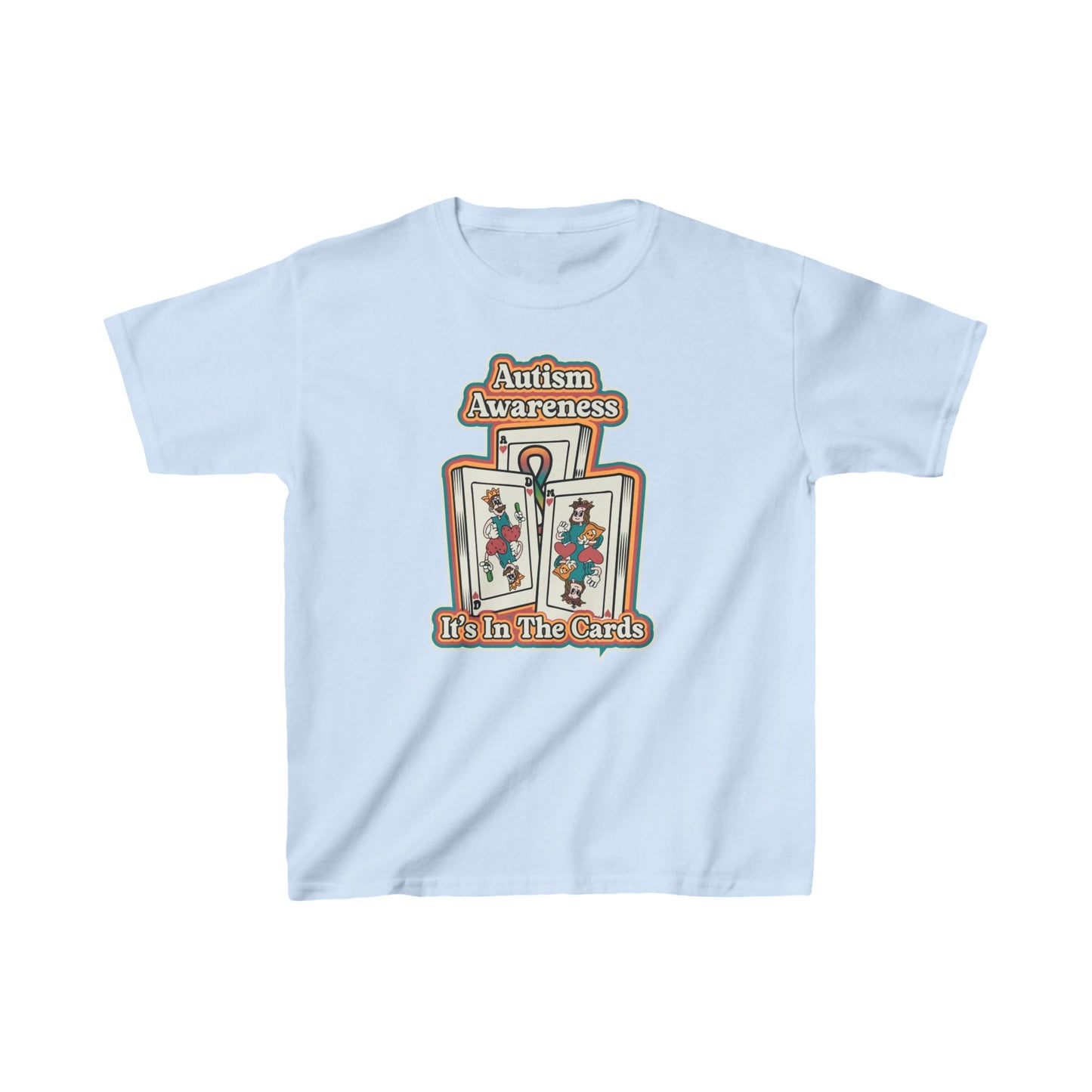 Autism Awareness, It's In The Cards  - Kids Heavy Cotton™ Tee