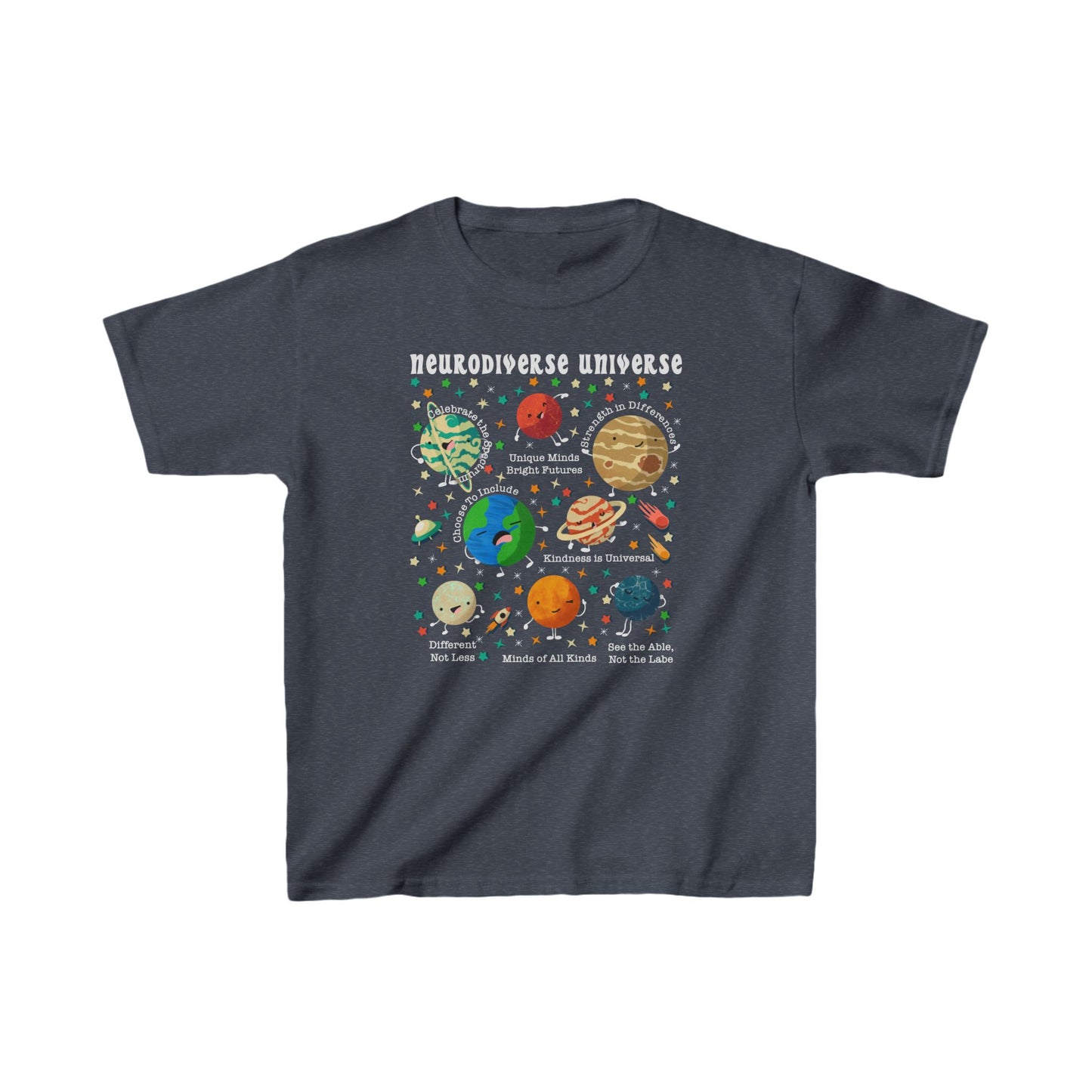 Neurodiverse Universe  - Kids Heavy Cotton™ Tee