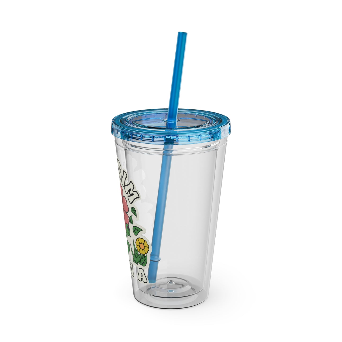 Autism Mama  - Sunsplash Tumbler with Straw, 16oz