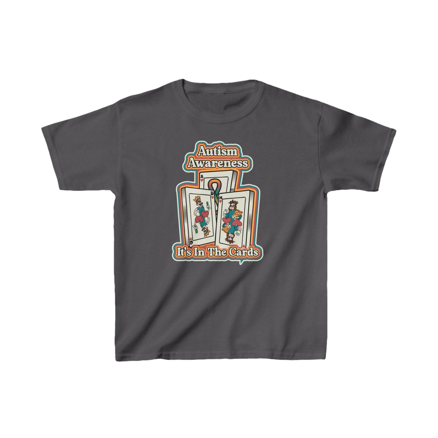 Autism Awareness, It's In The Cards  - Kids Heavy Cotton™ Tee