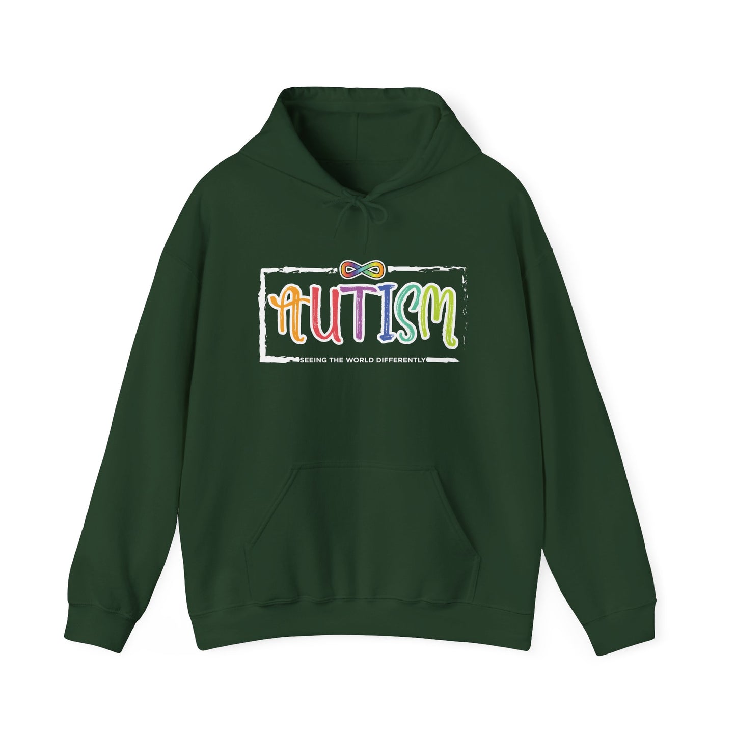 Autism, Seeing The World Differently - Unisex Heavy Blend™ Hooded Sweatshirt