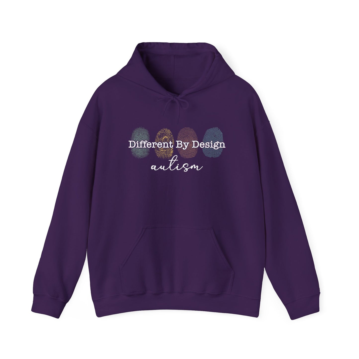 Different By Design, Autism - Unisex Heavy Blend™ Hooded Sweatshirt