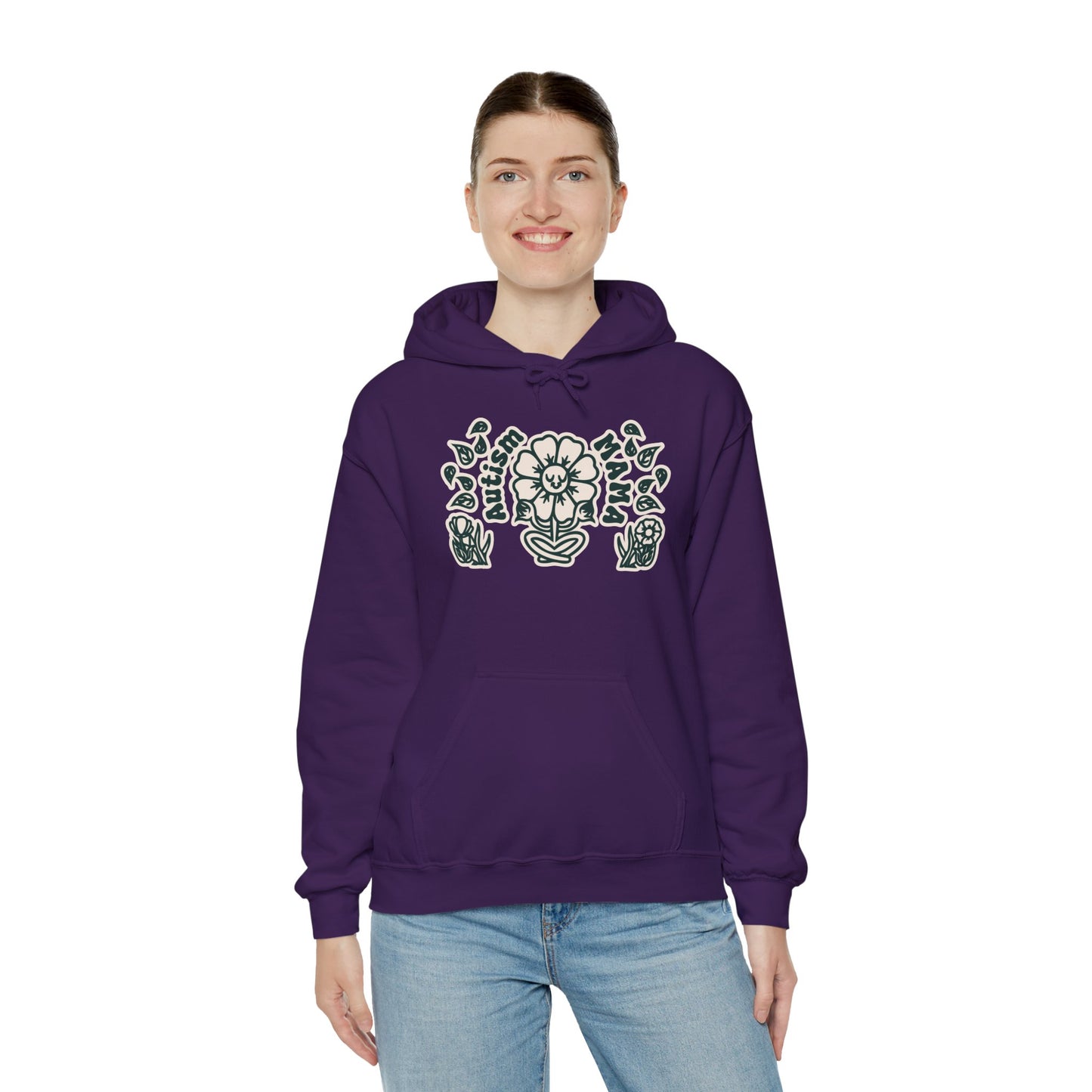 Autism Mama V2 - Unisex Heavy Blend™ Hooded Sweatshirt