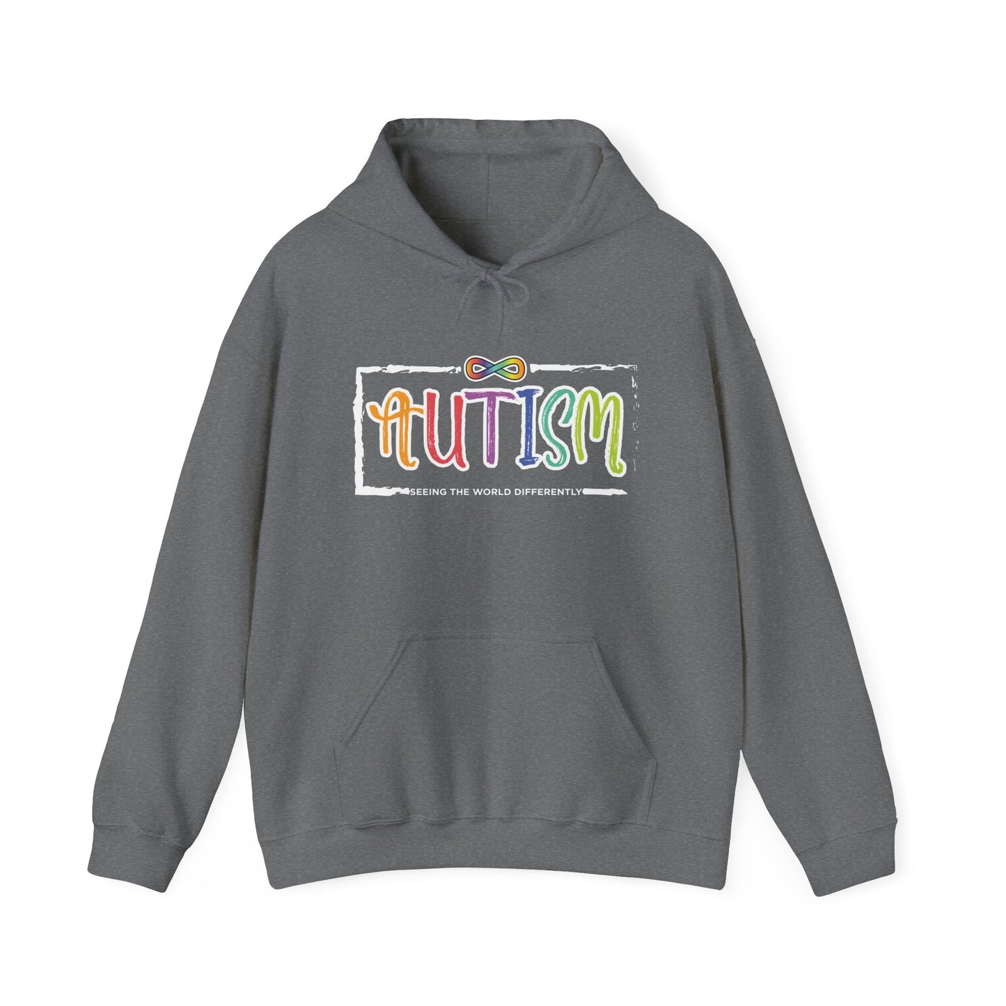 Autism, Seeing The World Differently - Unisex Heavy Blend™ Hooded Sweatshirt