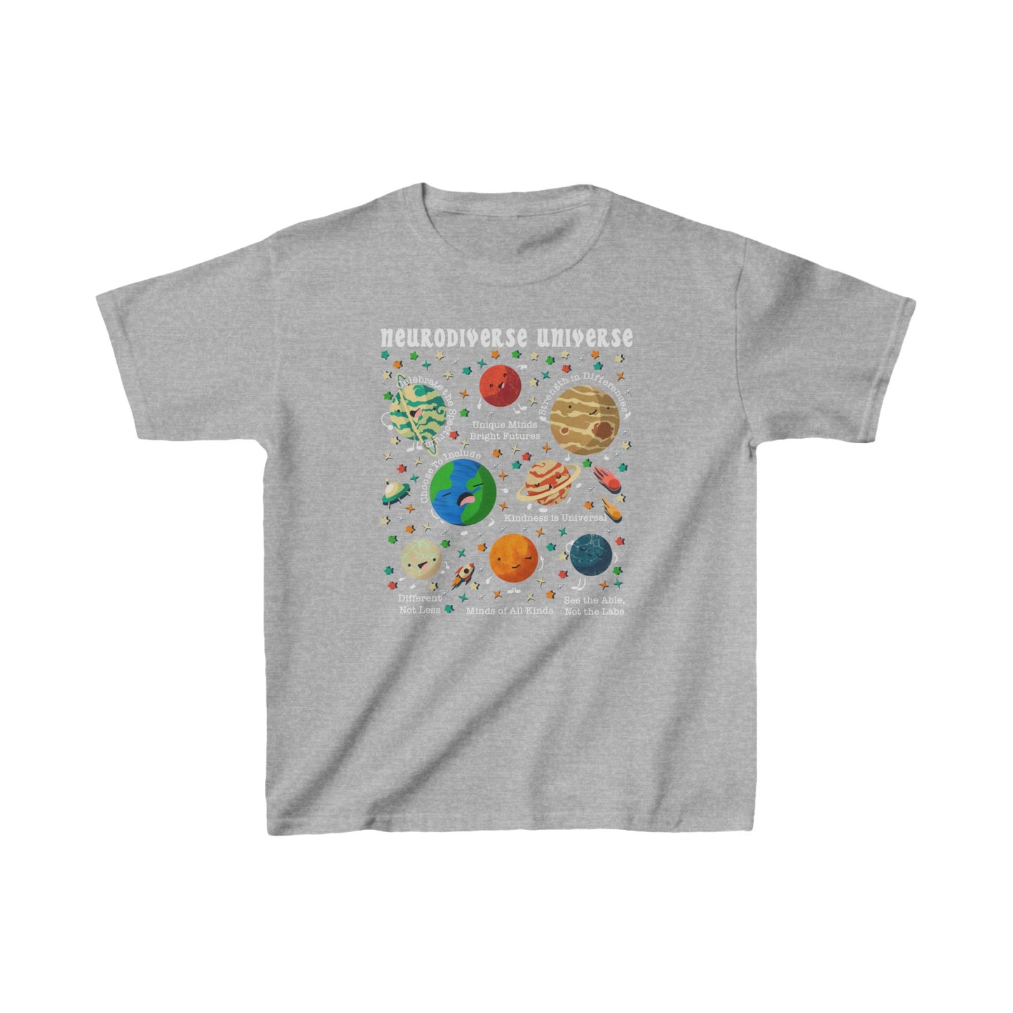 Neurodiverse Universe  - Kids Heavy Cotton™ Tee