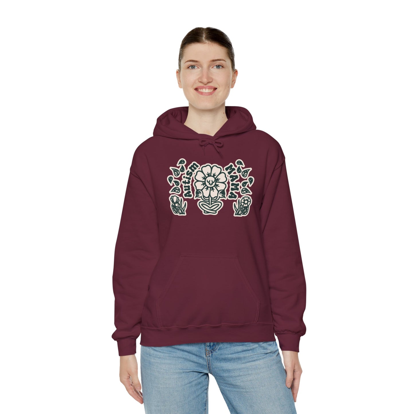 Autism Mama V2 - Unisex Heavy Blend™ Hooded Sweatshirt