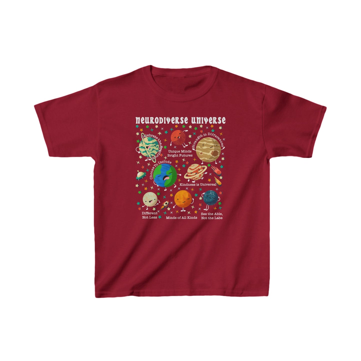 Neurodiverse Universe  - Kids Heavy Cotton™ Tee