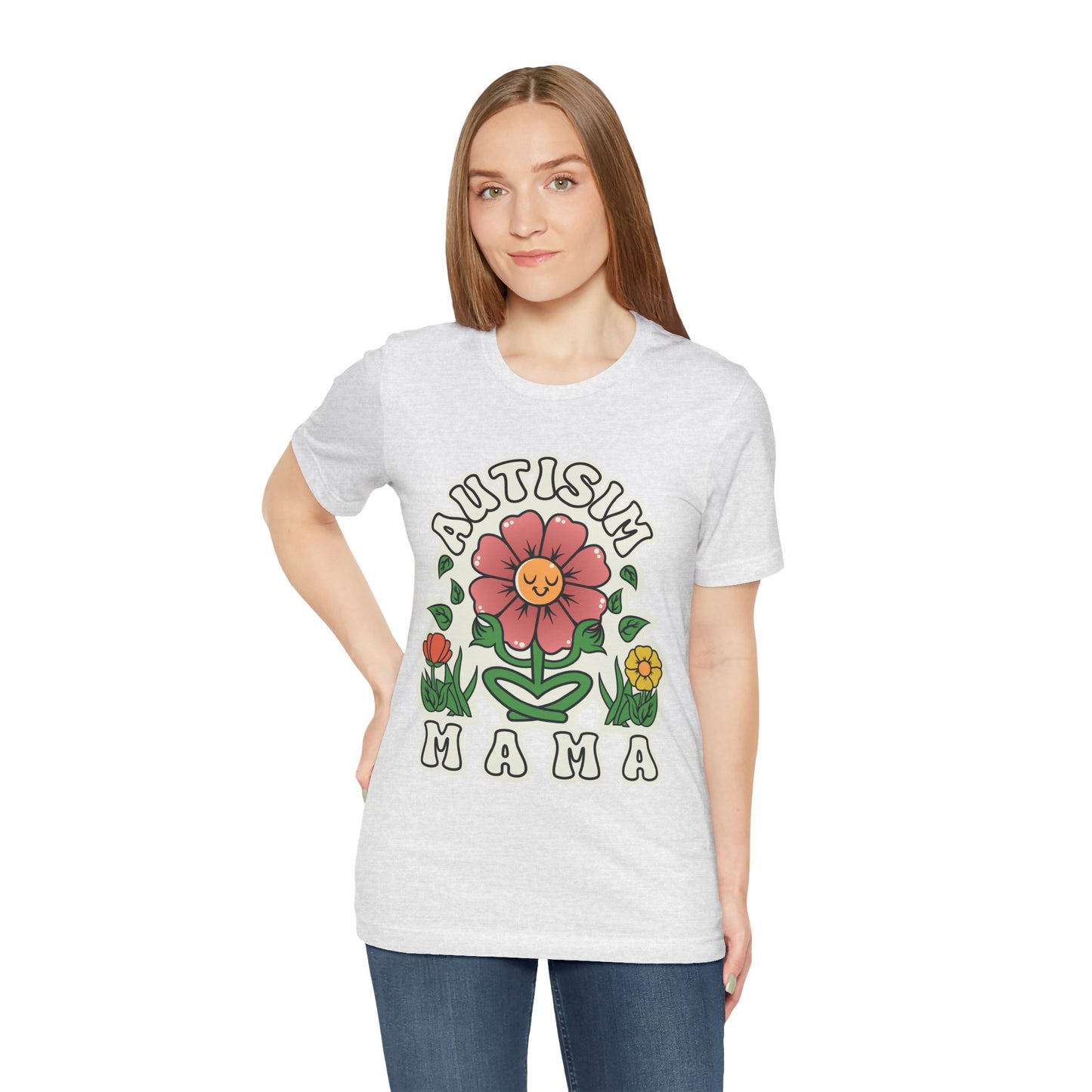 Autism Mama - Adult Unisex Jersey Short Sleeve Tee