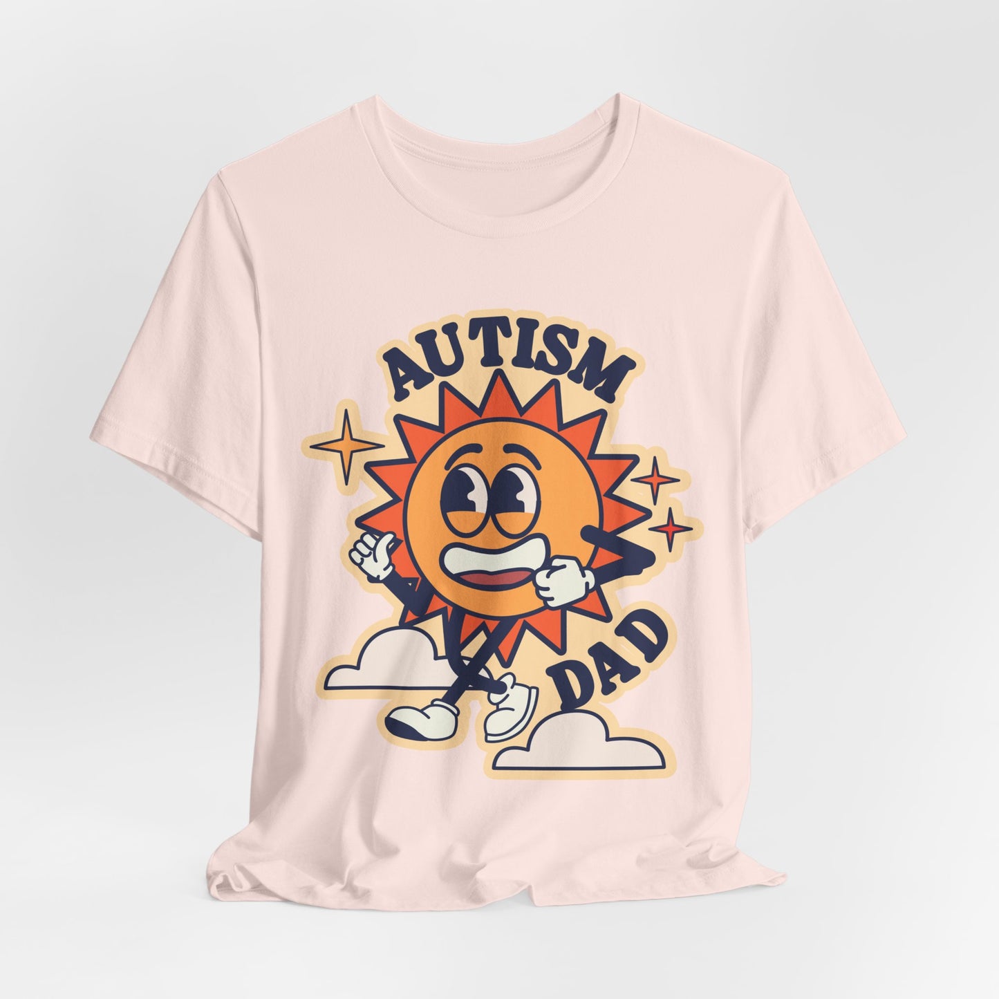 Autism Dad - Adult Unisex Jersey Short Sleeve Tee