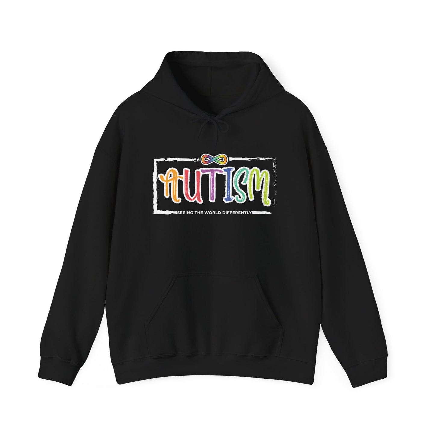 Autism, Seeing The World Differently - Unisex Heavy Blend™ Hooded Sweatshirt