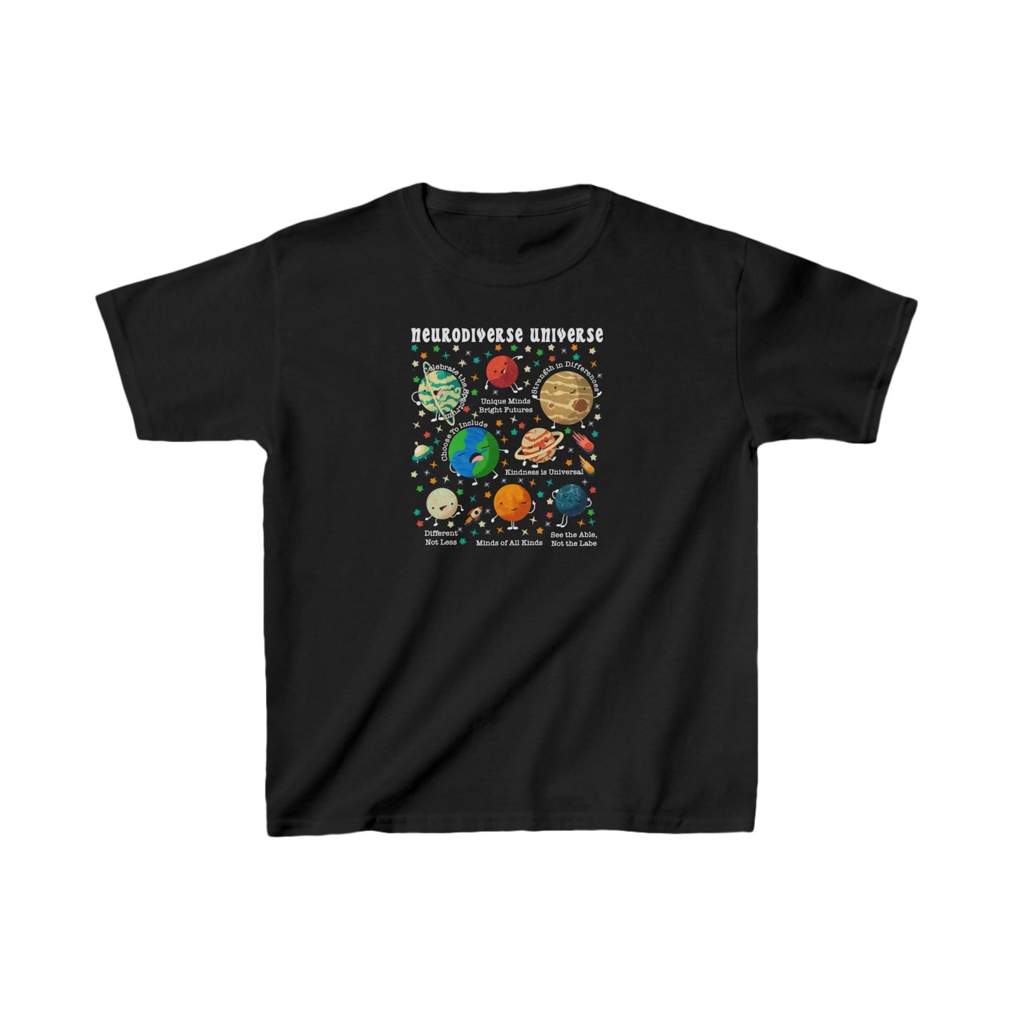 Neurodiverse Universe  - Kids Heavy Cotton™ Tee