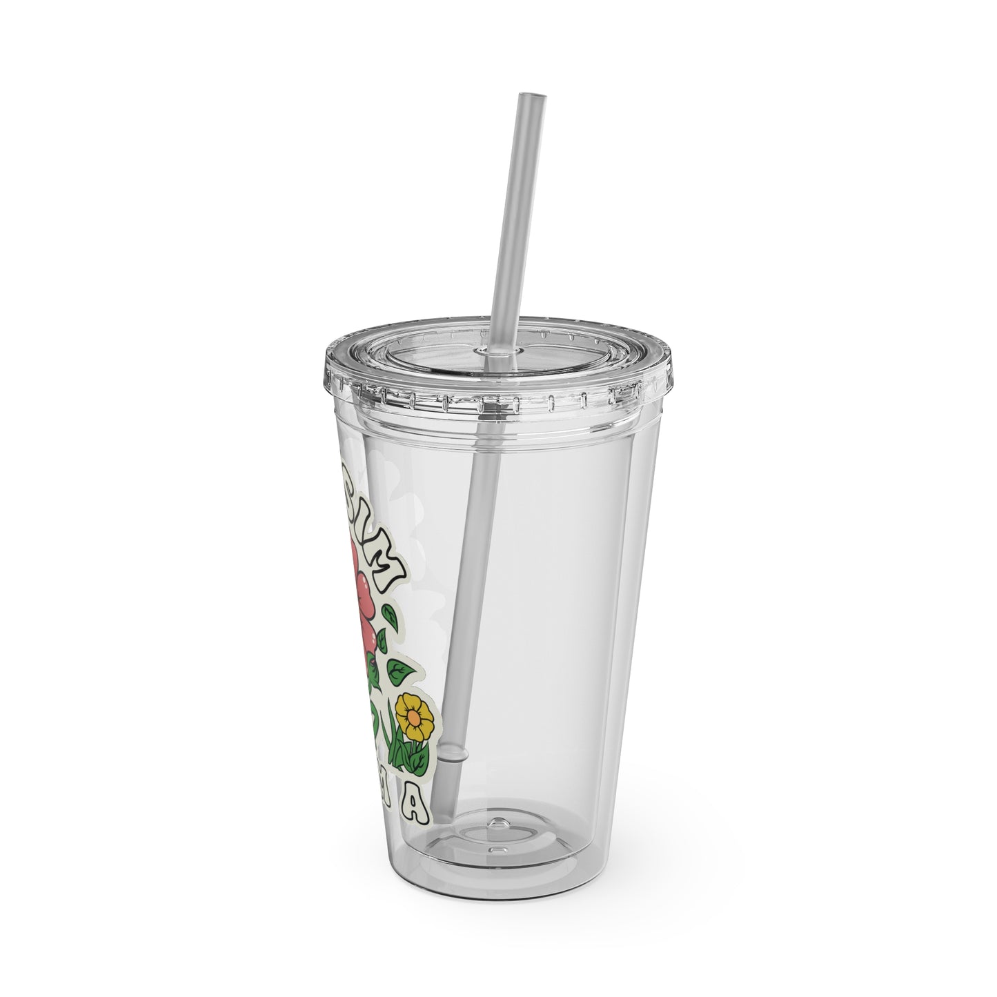 Autism Mama  - Sunsplash Tumbler with Straw, 16oz