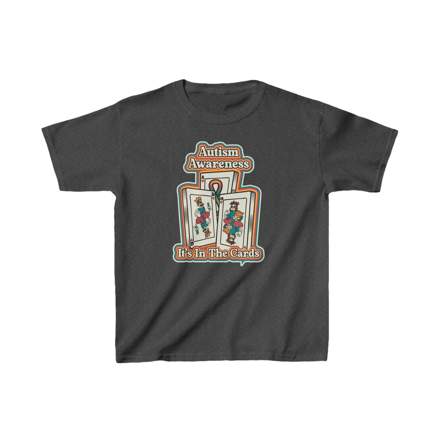 Autism Awareness, It's In The Cards  - Kids Heavy Cotton™ Tee