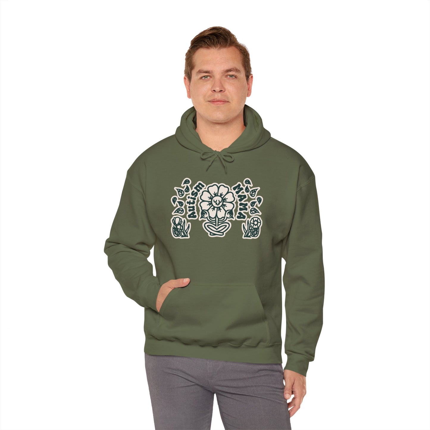 Autism Mama V2 - Unisex Heavy Blend™ Hooded Sweatshirt