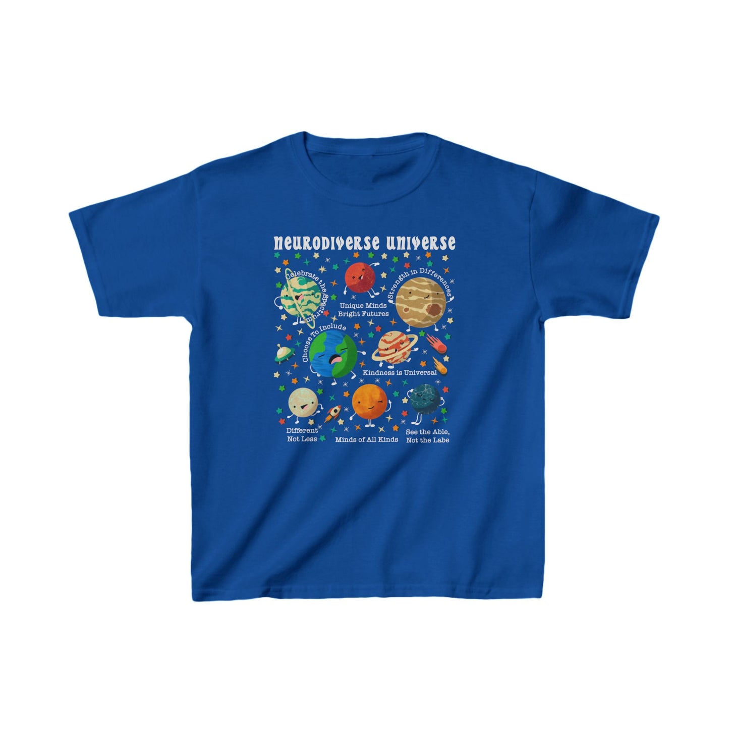 Neurodiverse Universe  - Kids Heavy Cotton™ Tee