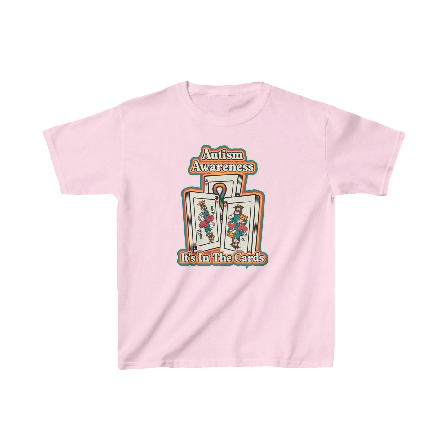 Autism Awareness, It's In The Cards  - Kids Heavy Cotton™ Tee