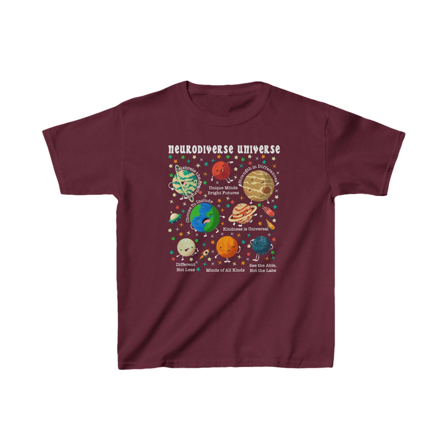 Neurodiverse Universe  - Kids Heavy Cotton™ Tee